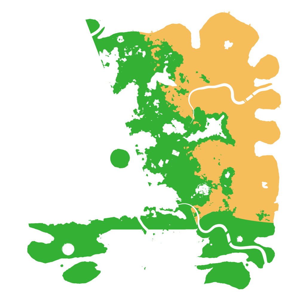 Biome Rust Map: Procedural Map, Size: 4500, Seed: 12022219