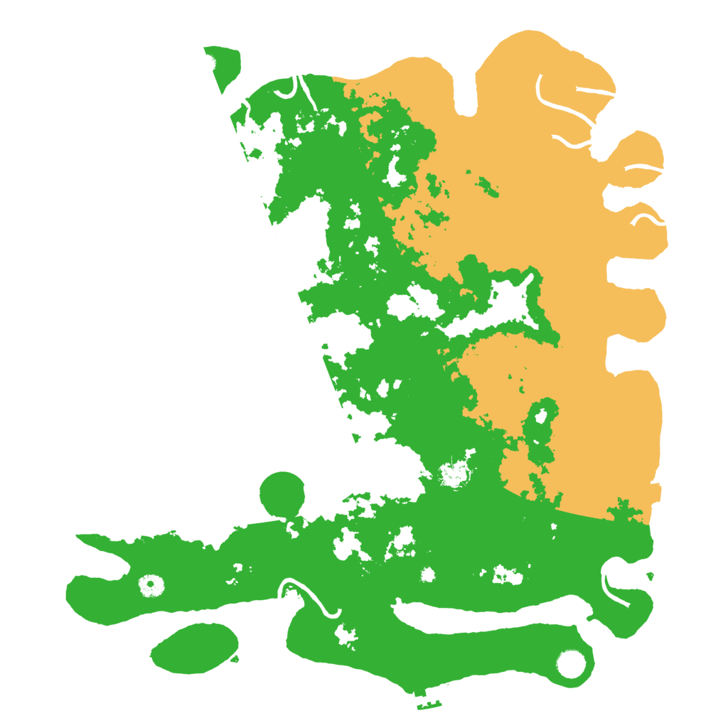 Biome Rust Map: Procedural Map, Size: 4500, Seed: 12022219