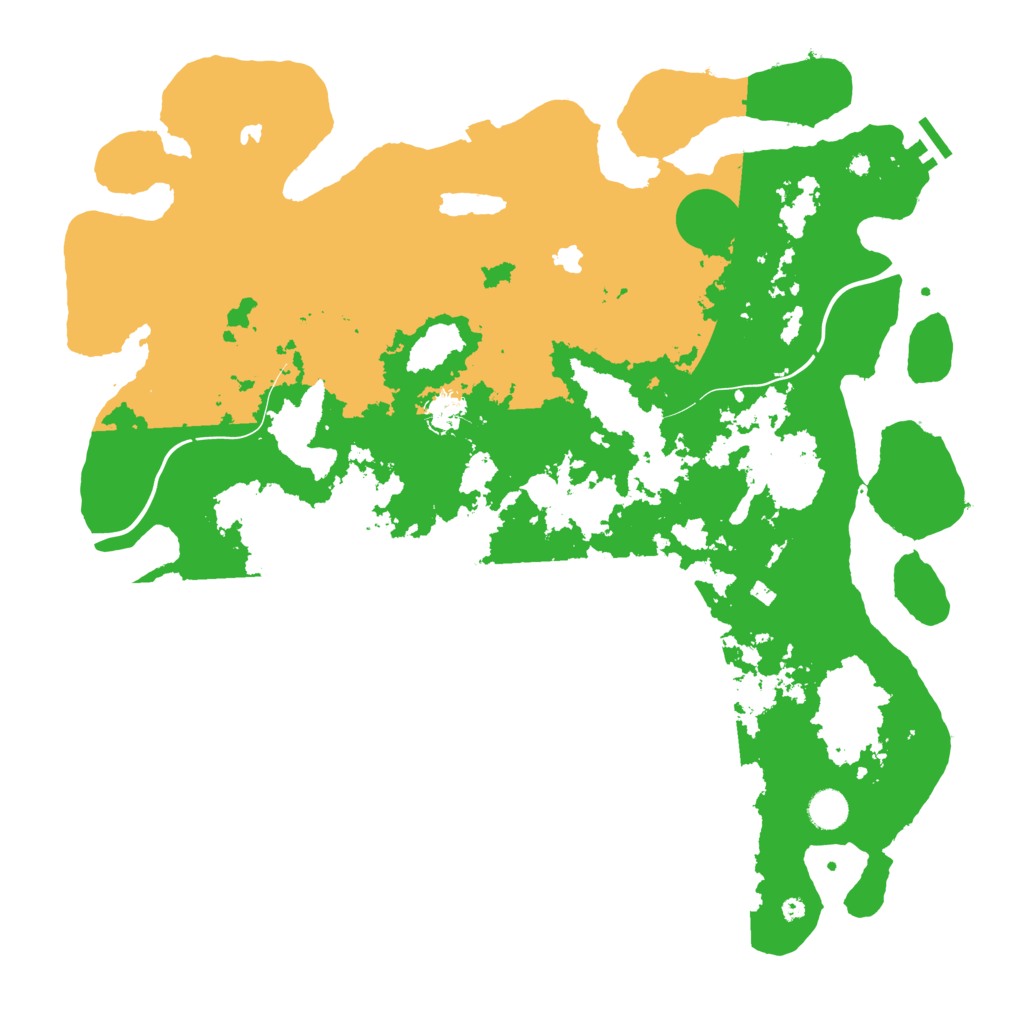 Biome Rust Map: Procedural Map, Size: 4500, Seed: 688882969