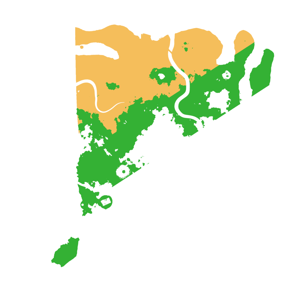 Biome Rust Map: Procedural Map, Size: 3500, Seed: 192057540