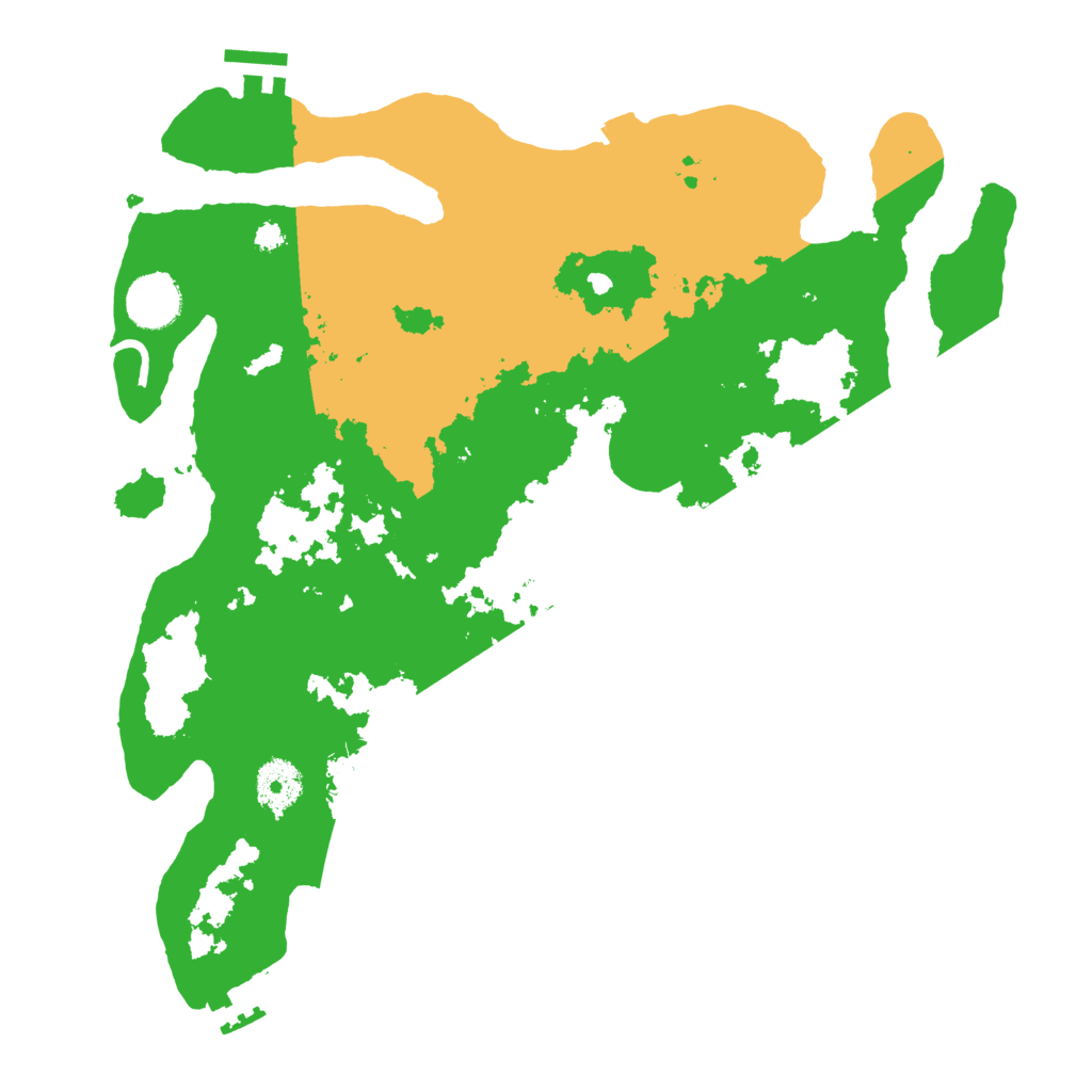 Biome Rust Map: Procedural Map, Size: 3500, Seed: 192057540