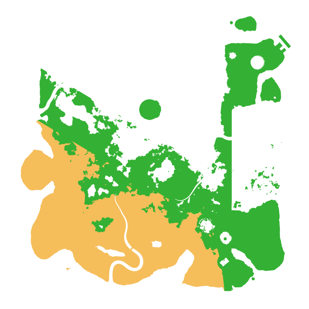 Biome Rust Map: Procedural Map, Size: 4000, Seed: 526839509