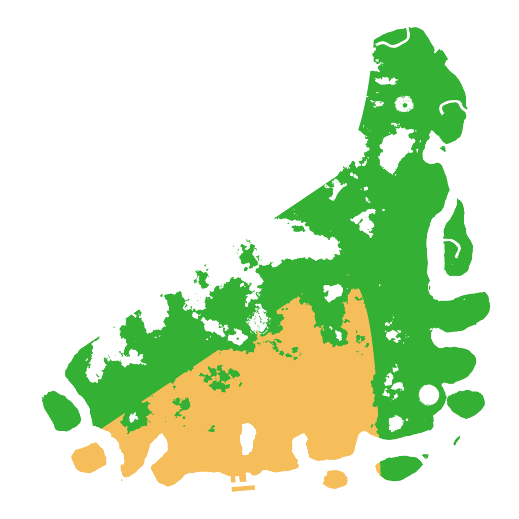 Biome Rust Map: Procedural Map, Size: 4500, Seed: 54410670