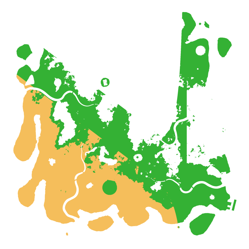 Biome Rust Map: Procedural Map, Size: 4500, Seed: 668609789