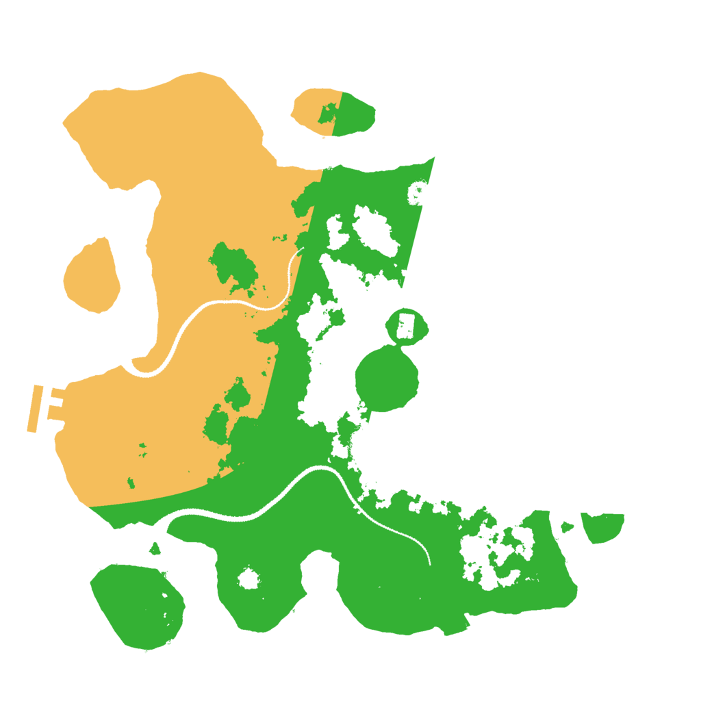 Biome Rust Map: Procedural Map, Size: 3000, Seed: 1990356617