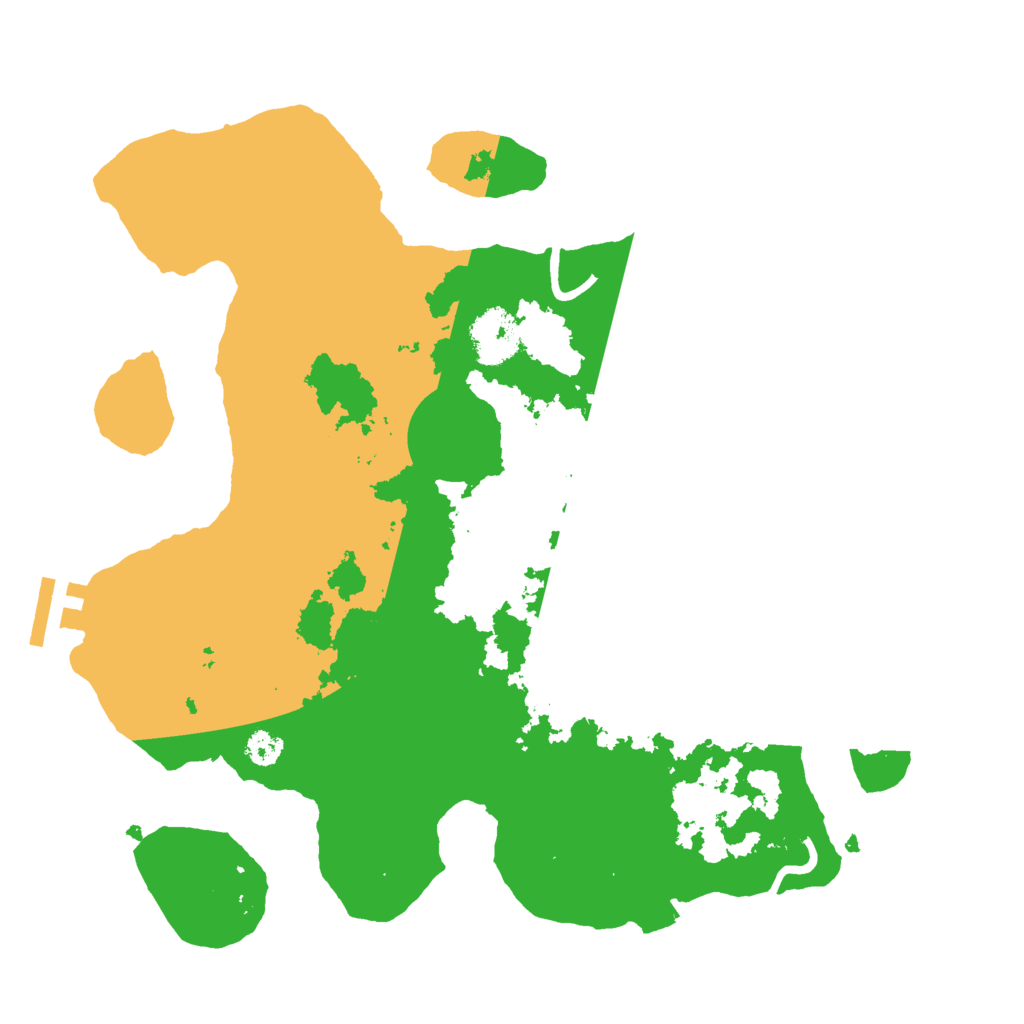 Biome Rust Map: Procedural Map, Size: 3000, Seed: 1990356617