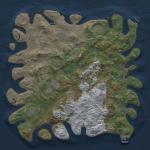 Thumbnail Rust Map: Procedural Map, Size: 4500, Seed: 2016537852, 19 Monuments