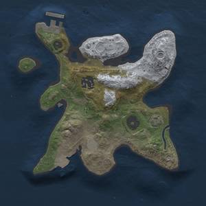 Thumbnail Rust Map: Procedural Map, Size: 2250, Seed: 271835080, 6 Monuments