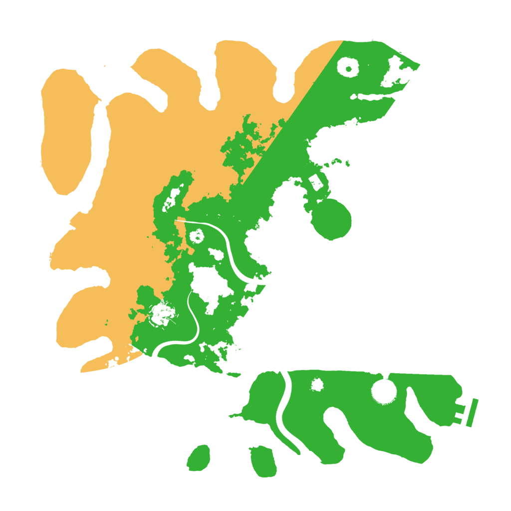 Biome Rust Map: Procedural Map, Size: 3600, Seed: 362