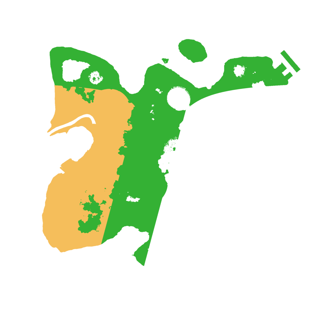 Biome Rust Map: Procedural Map, Size: 2500, Seed: 1154894