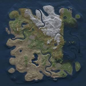 Thumbnail Rust Map: Procedural Map, Size: 4250, Seed: 1796659251, 15 Monuments