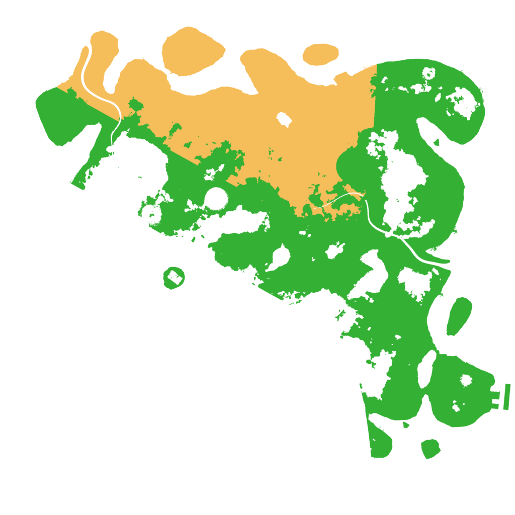 Biome Rust Map: Procedural Map, Size: 4000, Seed: 84651551