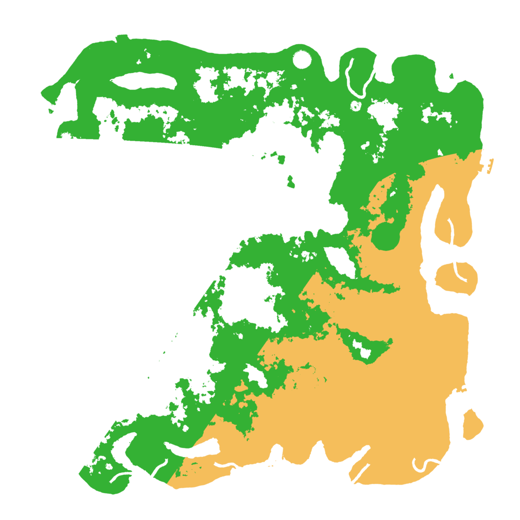 Biome Rust Map: Procedural Map, Size: 5000, Seed: 19078159