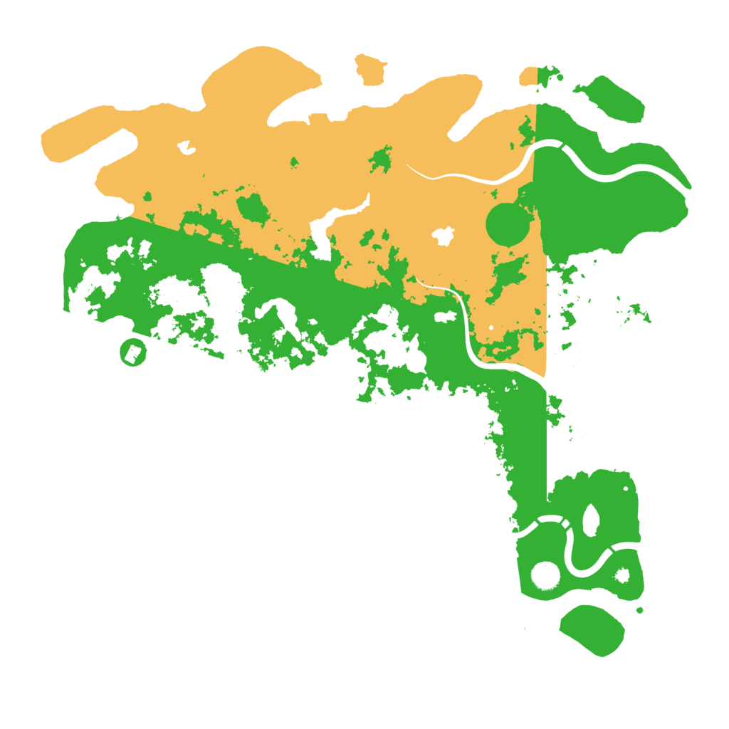 Biome Rust Map: Procedural Map, Size: 4500, Seed: 15071964
