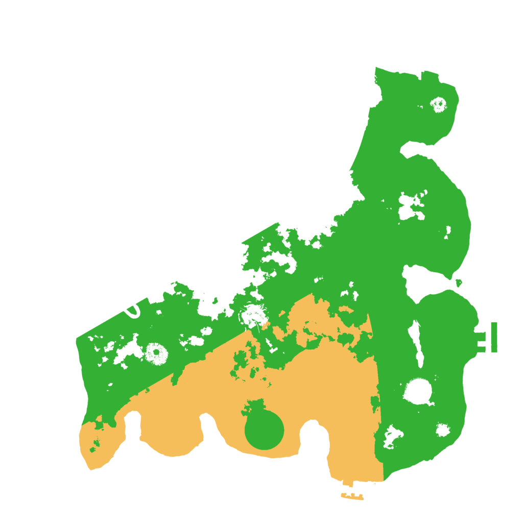 Biome Rust Map: Procedural Map, Size: 3500, Seed: 640580680