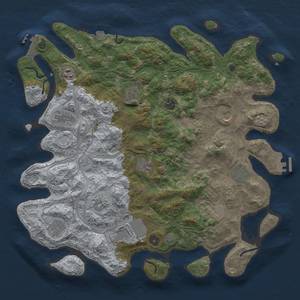 Thumbnail Rust Map: Procedural Map, Size: 4250, Seed: 573038989, 19 Monuments