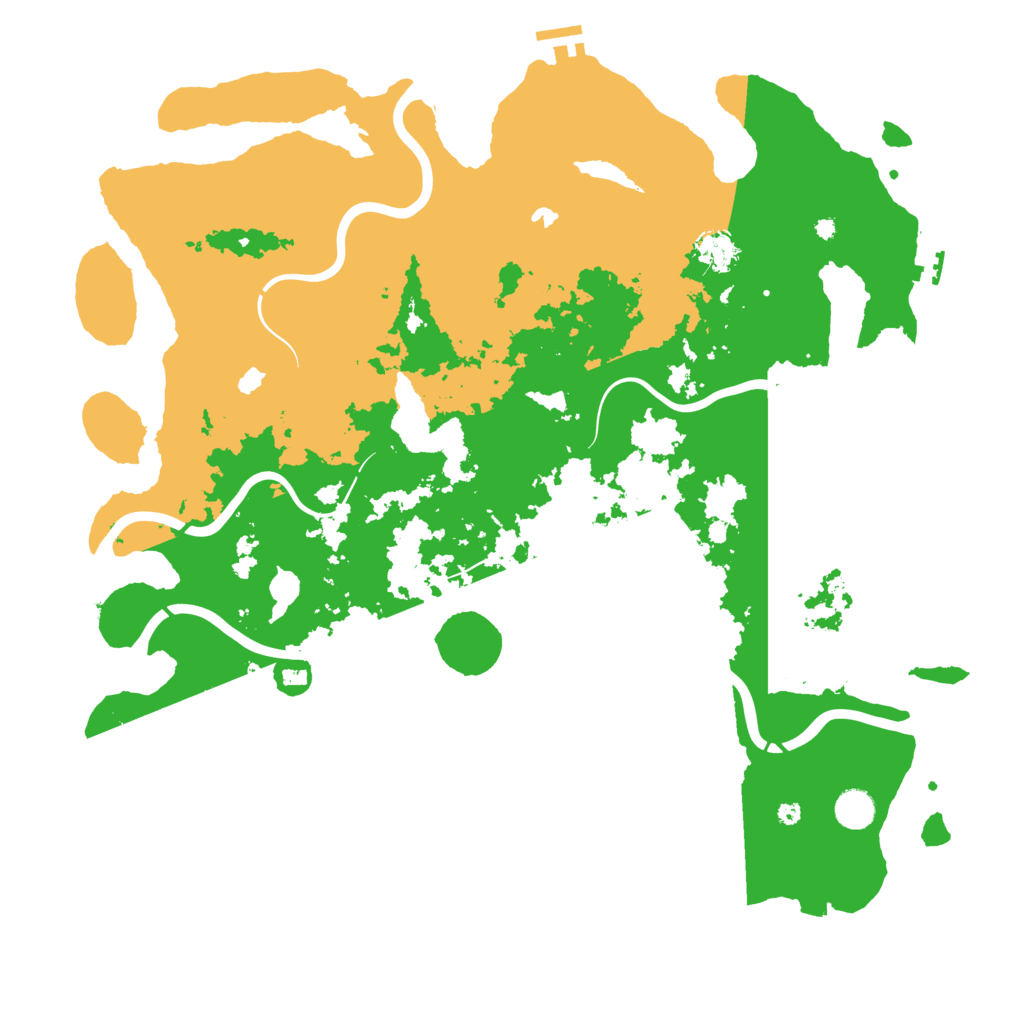 Biome Rust Map: Procedural Map, Size: 4500, Seed: 10092024