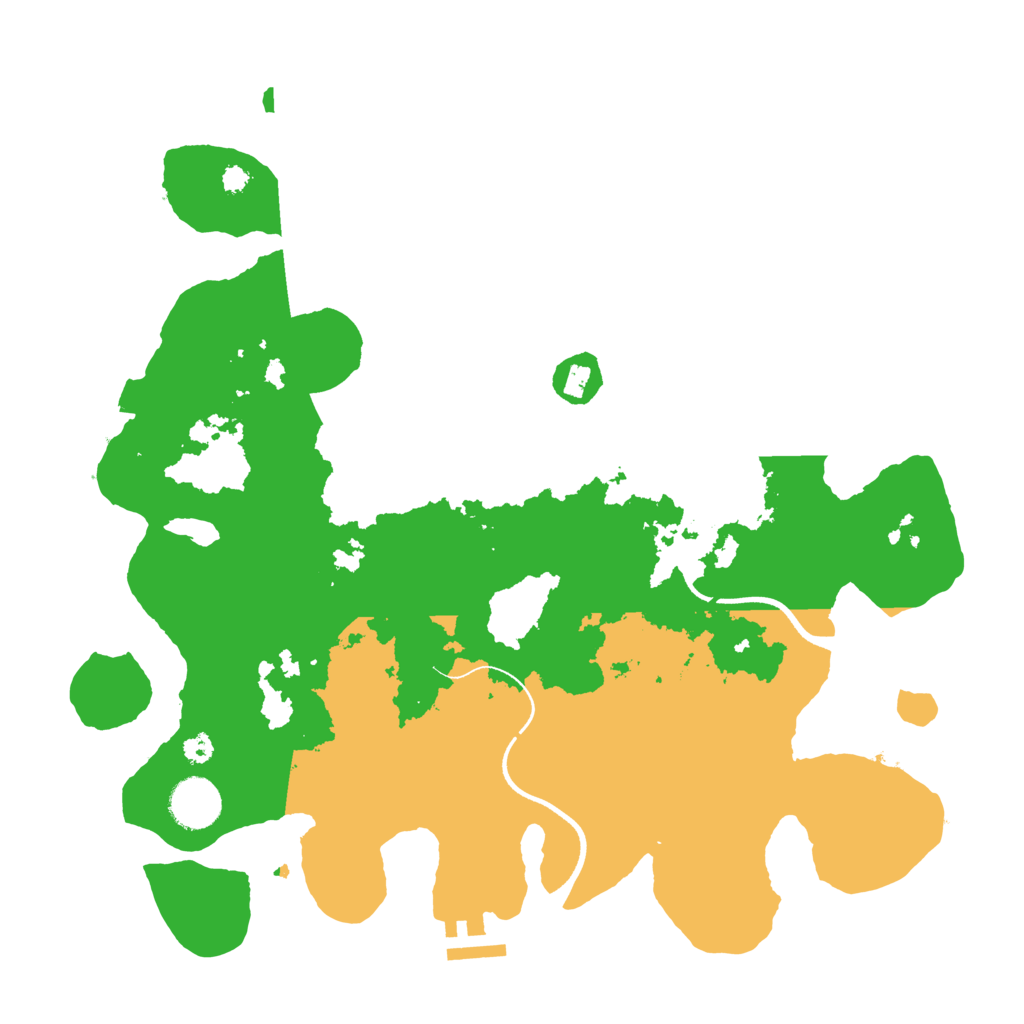 Biome Rust Map: Procedural Map, Size: 3500, Seed: 411488522