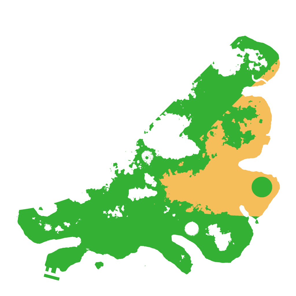 Biome Rust Map: Procedural Map, Size: 3800, Seed: 353453256