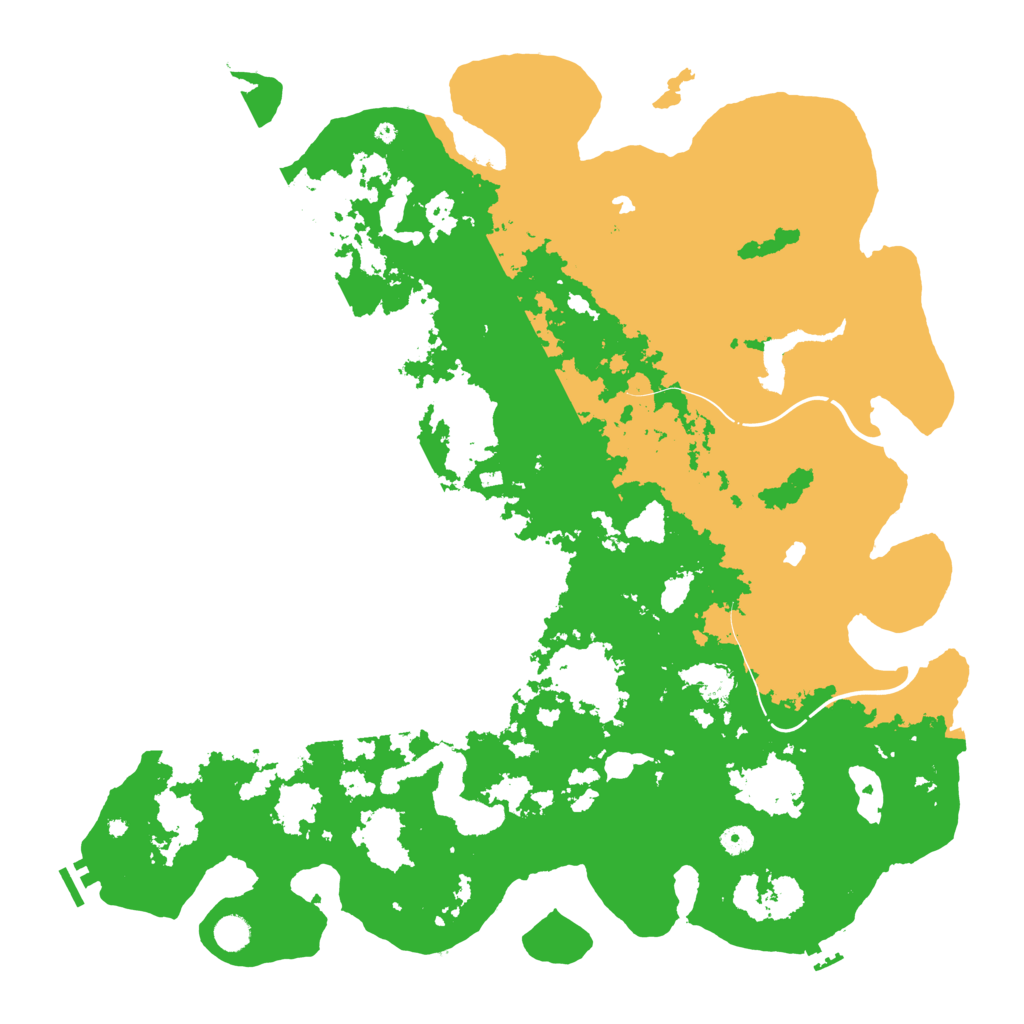 Biome Rust Map: Procedural Map, Size: 5000, Seed: 568341644