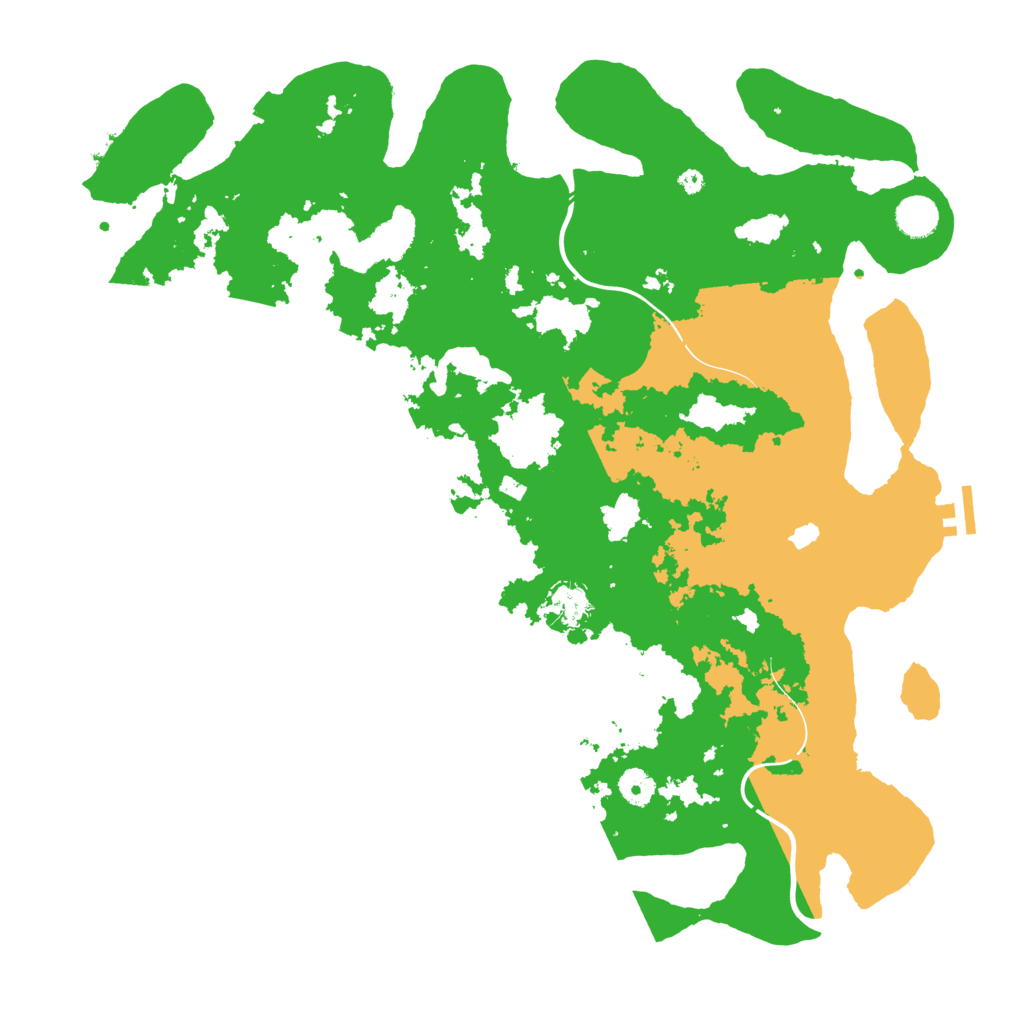 Biome Rust Map: Procedural Map, Size: 4250, Seed: 35378386