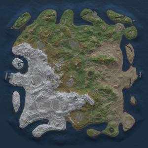 Thumbnail Rust Map: Procedural Map, Size: 4250, Seed: 35378386, 18 Monuments