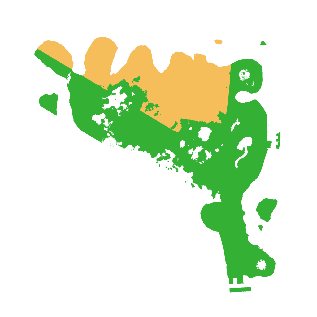 Biome Rust Map: Procedural Map, Size: 3000, Seed: 6045381