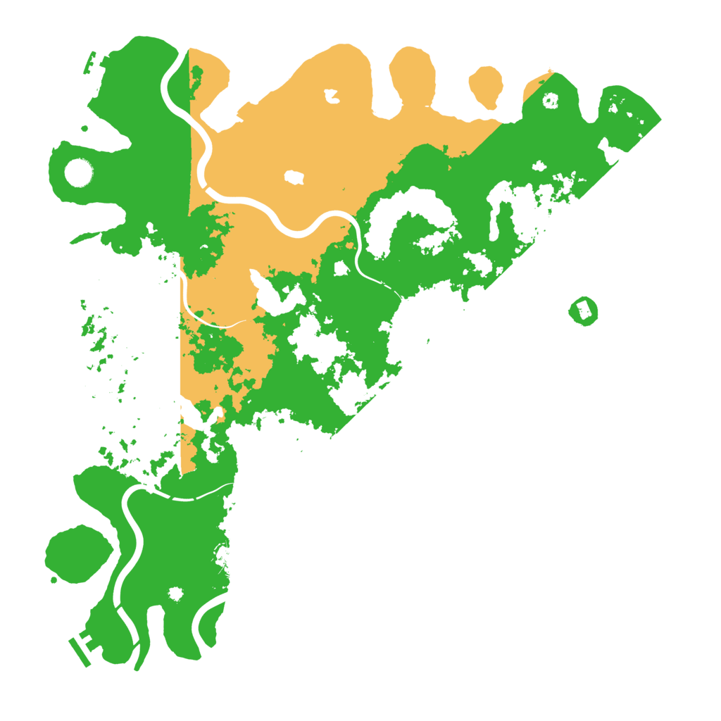 Biome Rust Map: Procedural Map, Size: 4500, Seed: 855032488