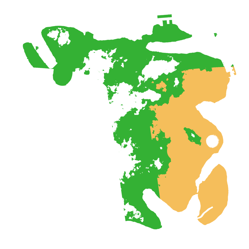 Biome Rust Map: Procedural Map, Size: 3500, Seed: 730186577