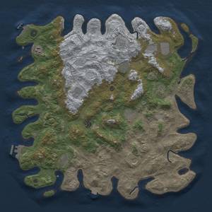 Thumbnail Rust Map: Procedural Map, Size: 4500, Seed: 334099774, 19 Monuments