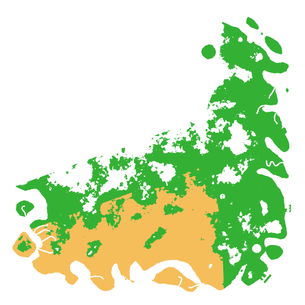 Biome Rust Map: Procedural Map, Size: 6000, Seed: 1133433122