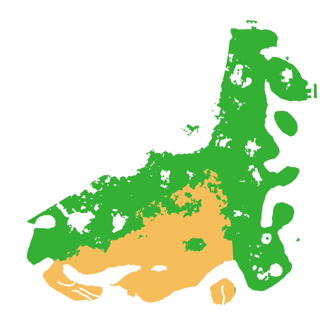 Biome Rust Map: Procedural Map, Size: 4500, Seed: 288822050