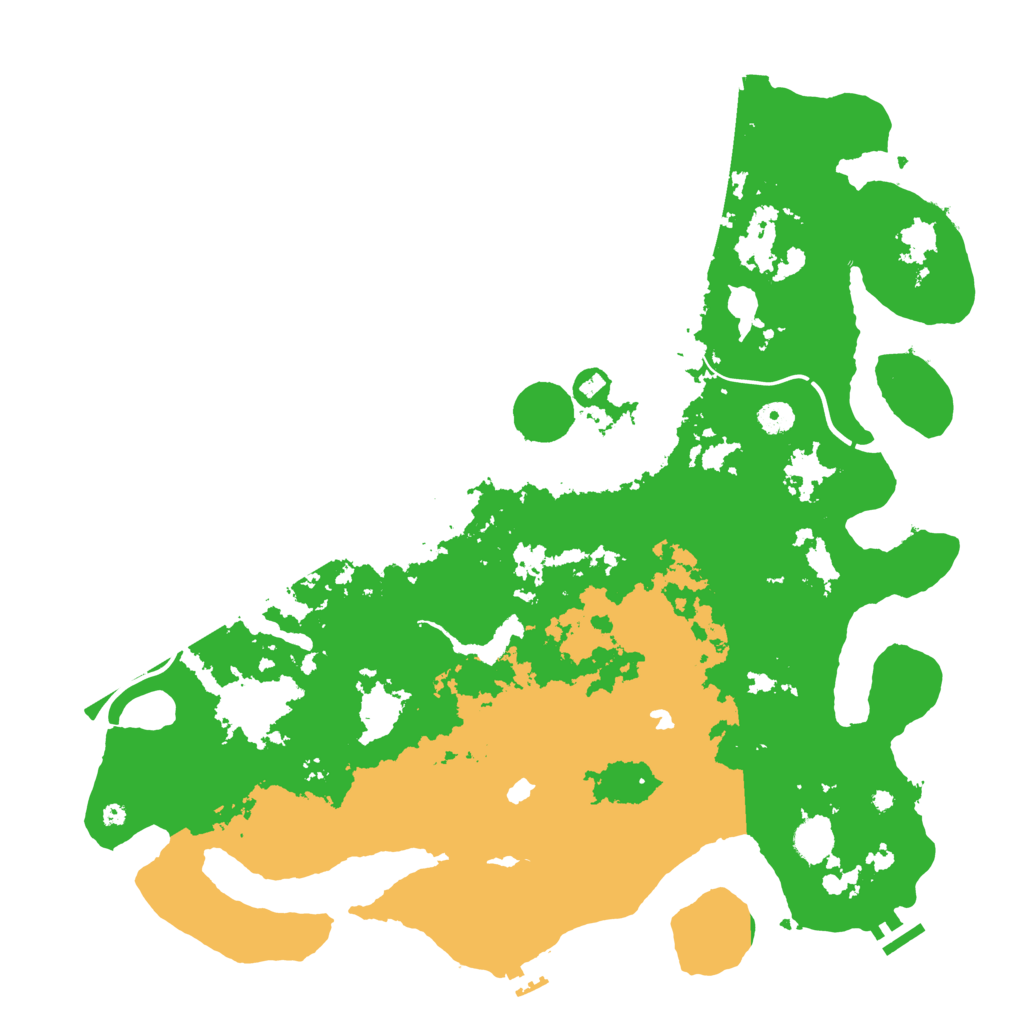 Biome Rust Map: Procedural Map, Size: 4500, Seed: 288822050