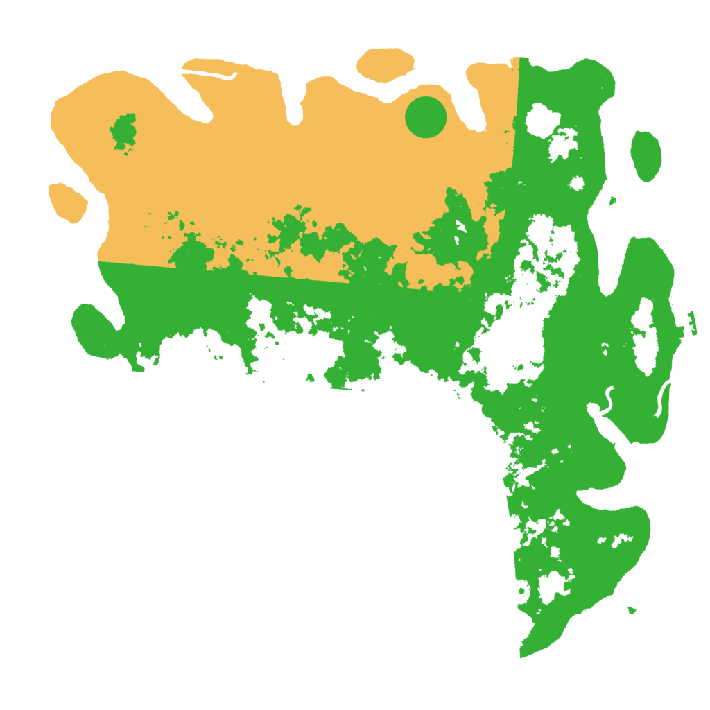 Biome Rust Map: Procedural Map, Size: 4500, Seed: 395628764