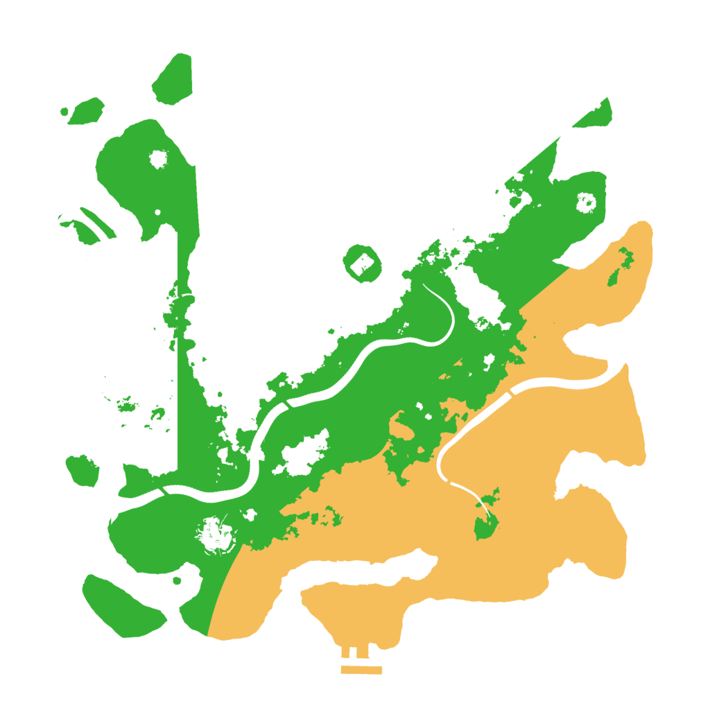 Biome Rust Map: Procedural Map, Size: 3500, Seed: 312800643