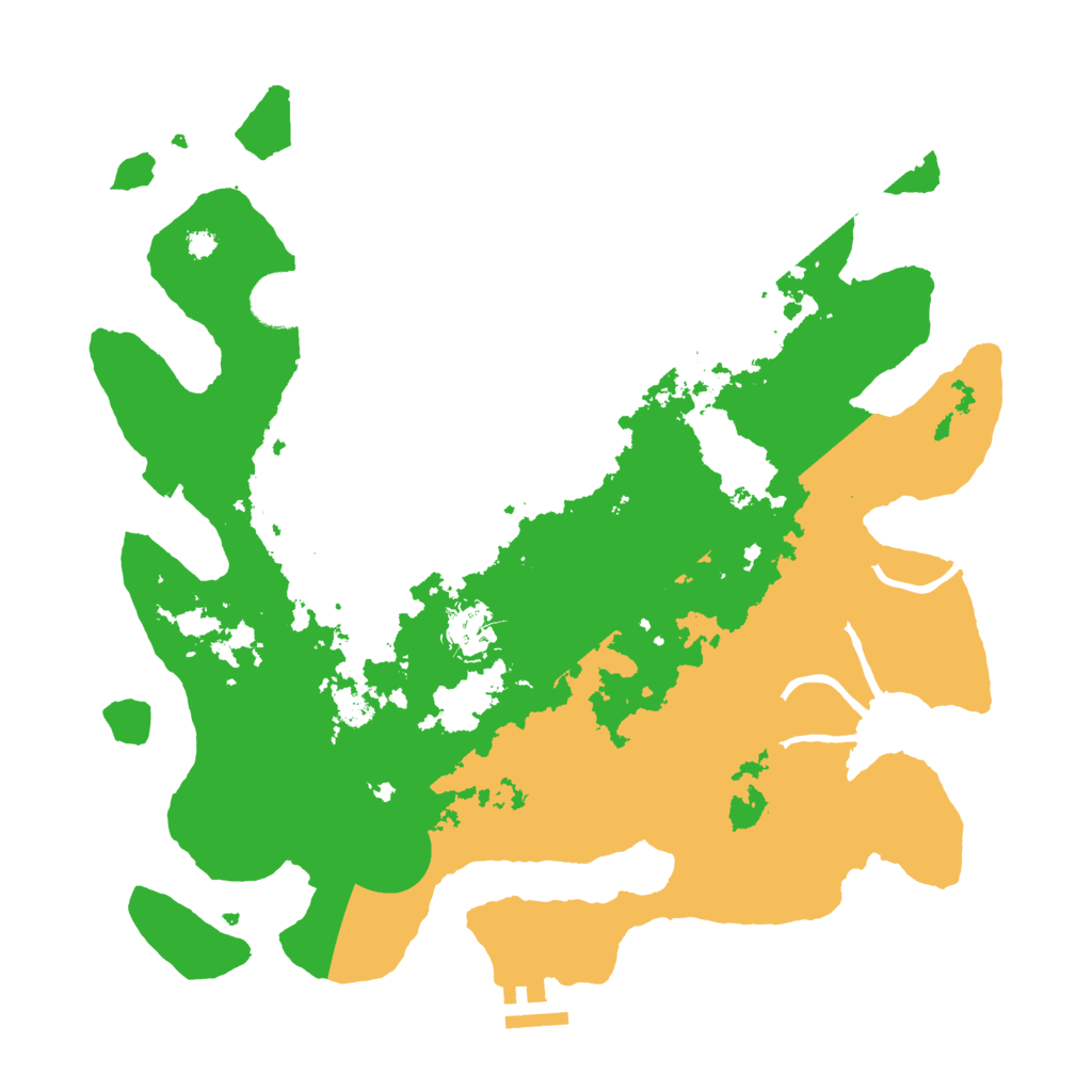 Biome Rust Map: Procedural Map, Size: 3500, Seed: 312800643