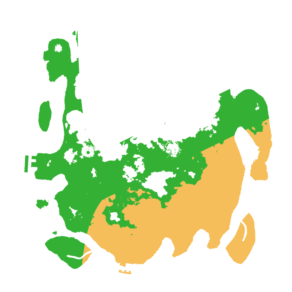 Biome Rust Map: Procedural Map, Size: 3500, Seed: 1428971764