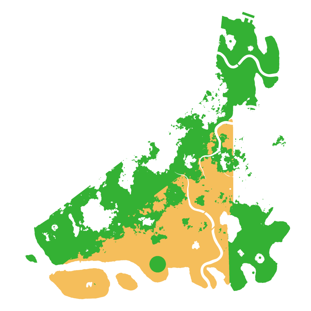 Biome Rust Map: Procedural Map, Size: 5000, Seed: 1434286782