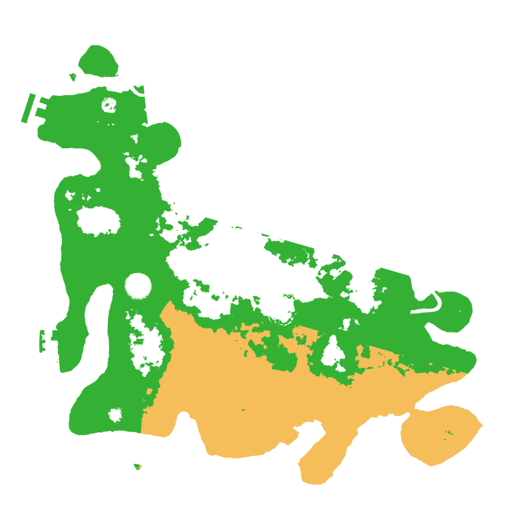 Biome Rust Map: Procedural Map, Size: 3500, Seed: 418592780
