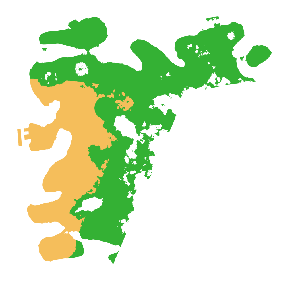 Biome Rust Map: Procedural Map, Size: 3500, Seed: 4654665