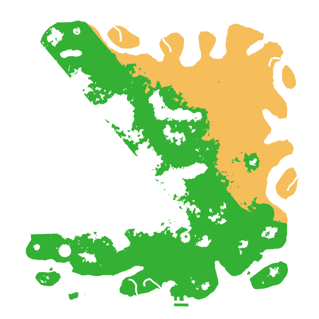 Biome Rust Map: Procedural Map, Size: 4500, Seed: 272296280