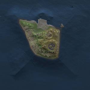 Thumbnail Rust Map: Procedural Map, Size: 1200, Seed: 74, 3 Monuments