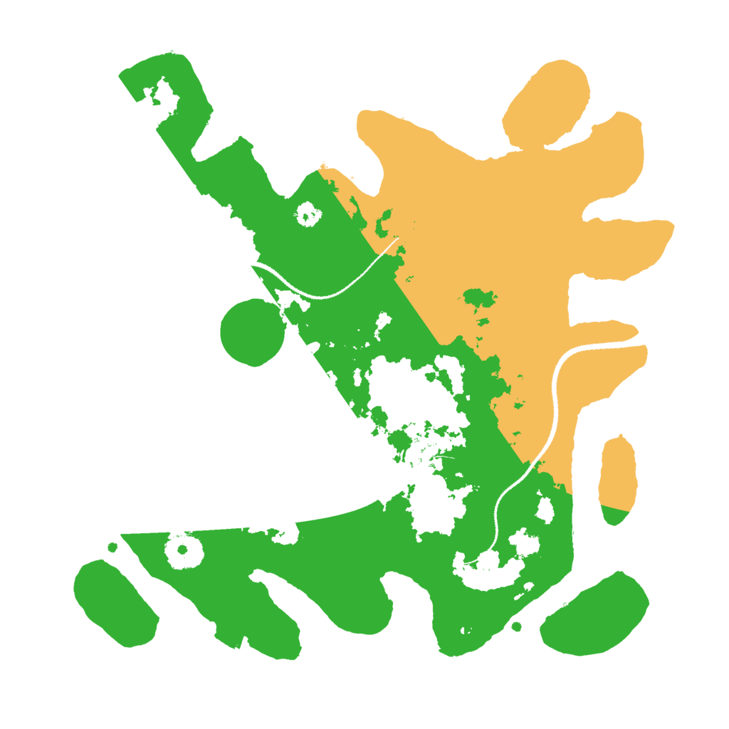 Biome Rust Map: Procedural Map, Size: 3000, Seed: 357071705