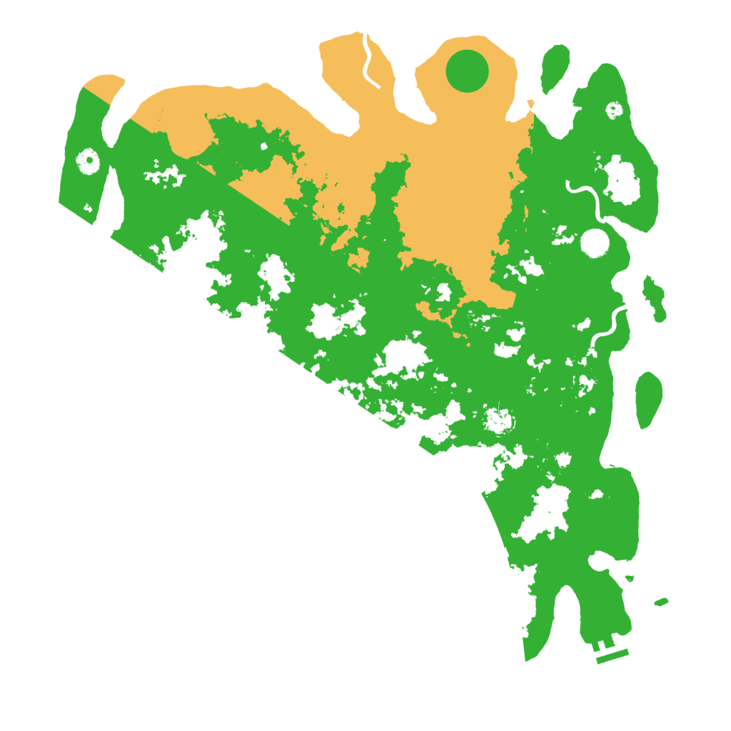 Biome Rust Map: Procedural Map, Size: 4500, Seed: 1793736352
