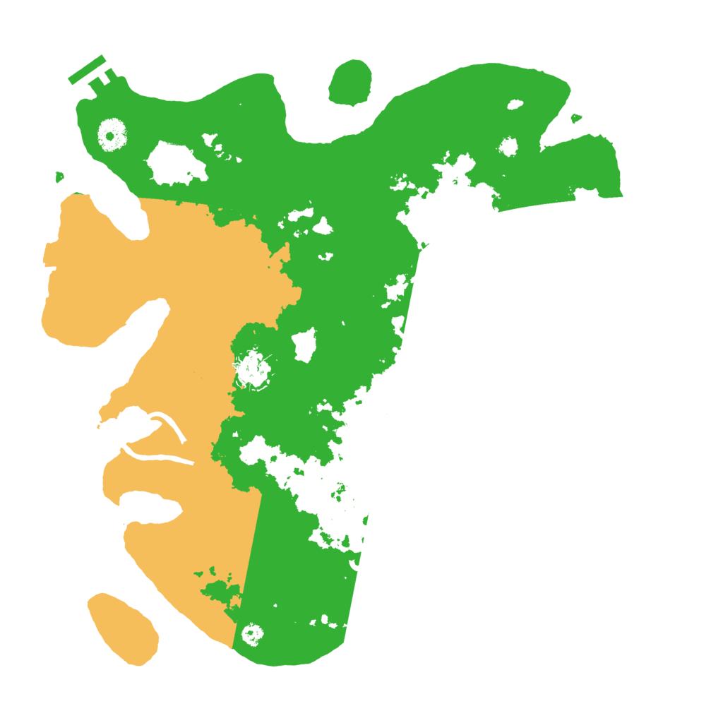 Biome Rust Map: Procedural Map, Size: 3500, Seed: 1284687529