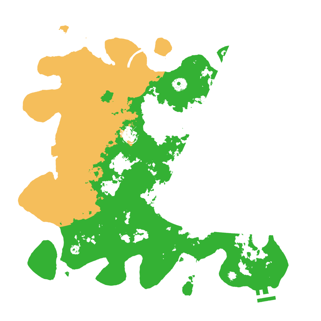 Biome Rust Map: Procedural Map, Size: 3500, Seed: 57160426