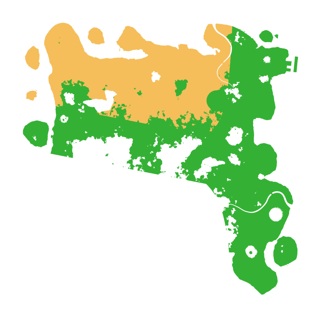 Biome Rust Map: Procedural Map, Size: 4100, Seed: 32542