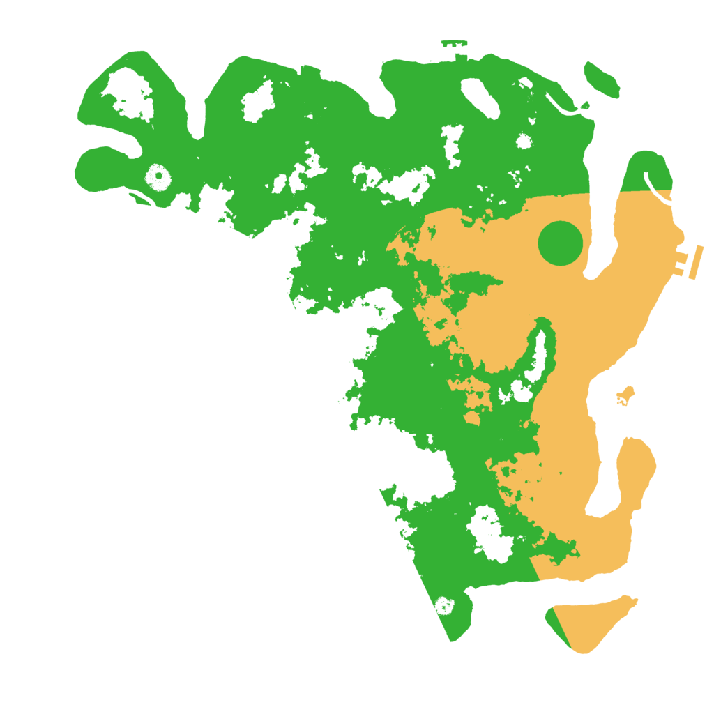 Biome Rust Map: Procedural Map, Size: 4200, Seed: 778673235