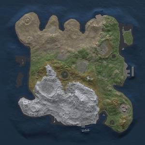 Thumbnail Rust Map: Procedural Map, Size: 3000, Seed: 240906, 14 Monuments