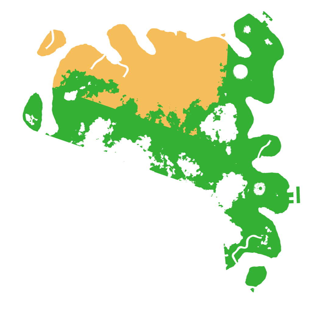 Biome Rust Map: Procedural Map, Size: 3800, Seed: 2044820818